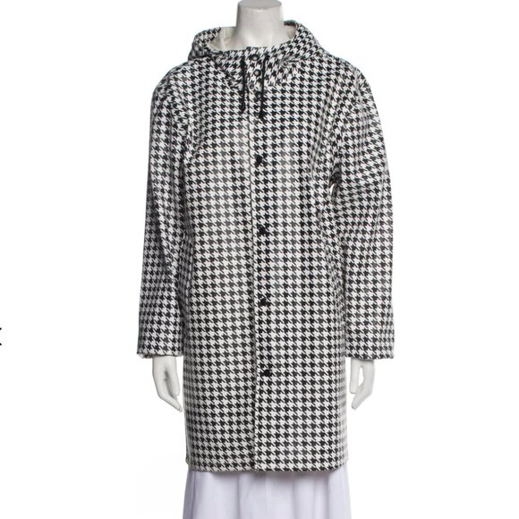 Stutterheim Houndstooth Print Coat - Picture 1 of 3